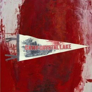 Camp crystal lake flag